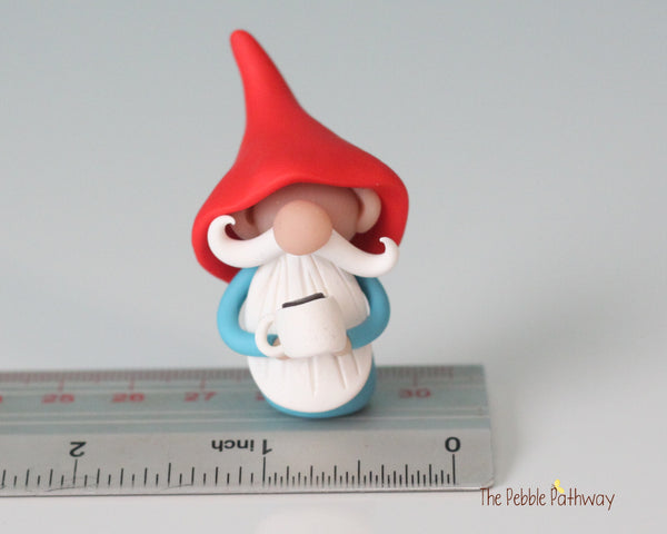 Custom Gnome - Gnome with coffee