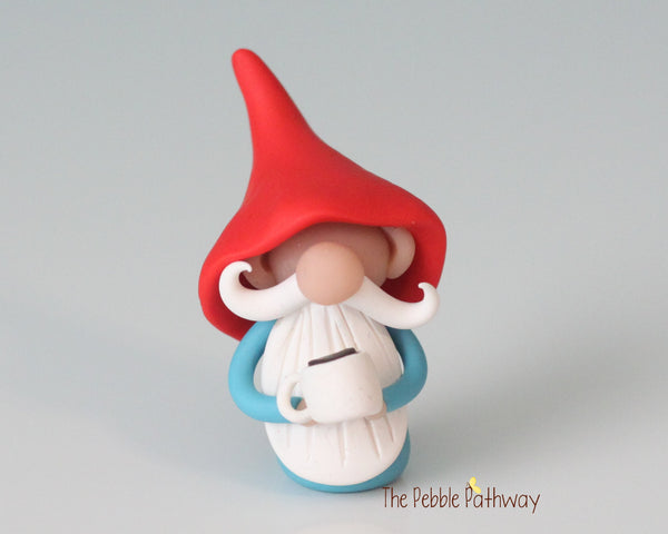Custom Gnome - Gnome with coffee