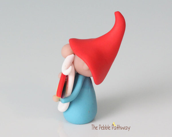 Rainbow Gnome - A lucky miniature garden gnome full of love - Marstan