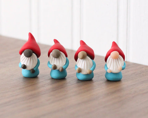 Diversity itty bitty gnomes - teeny tiny gnomes where you choose the skin color 040521 - ThePebblePathway
